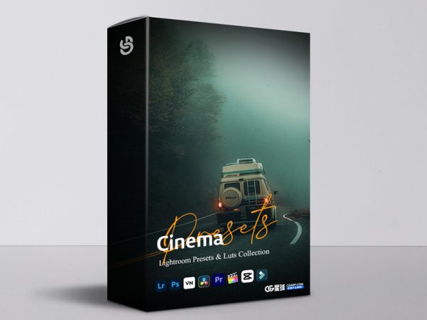 Cinema Lightroom预设LUT套装 20个好莱坞级电影感调色滤镜 手机电脑PR/达芬奇通用 Cinema lightroom presets & luts collection