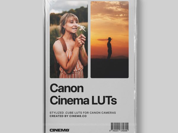 Cinem8 佳能电影级 LUT预设10个.cube文件 R5/R6/R3系列Clog3/Cinestyle视频调色达芬奇PR/FCPX